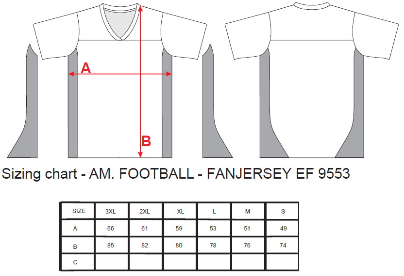Eagles Fanjersey mit oder ohne Flock