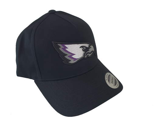 Snapback Cap mit gebogenem Schild